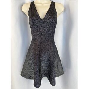 Cushnie Et Ochs Sparkling Glitter A Line Mini Dress